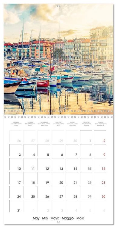 Produktbild: Beautiful French Riviera (Wall Calendar 2027 12 &times; 12 Inch) CALVENDO 12 Month Wall Calendar