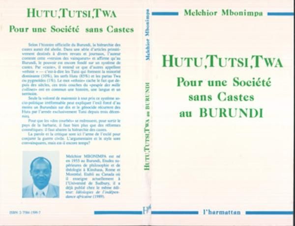 Produktbild: Hutu, Tutsi, Twa : pour une soci&eacute;t&eacute; sans castes au Burundi