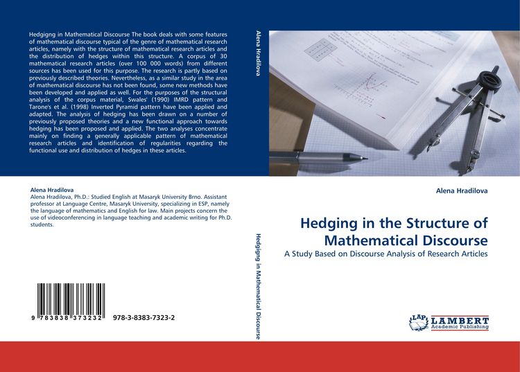 Produktbild: Hedging in the Structure of Mathematical Discourse