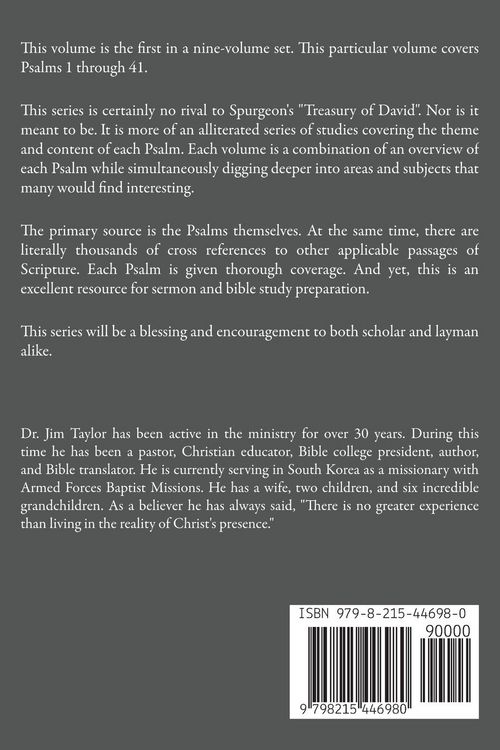 Produktbild: Golden Truths from the Psalms - Volume I - Psalms 1-41