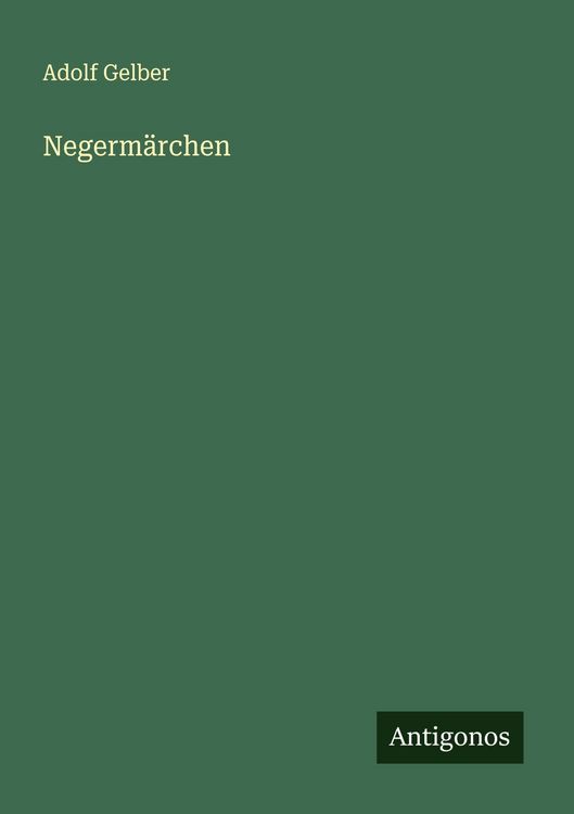 Produktbild: Negerm&auml;rchen