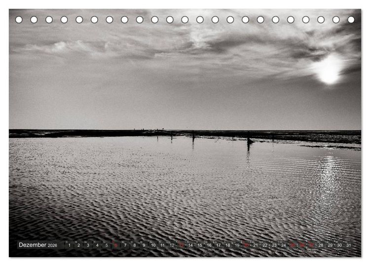 Produktbild: Ein Blick auf Husum (Tischkalender 2026 DIN A5 quer), CALVENDO Monatskalender