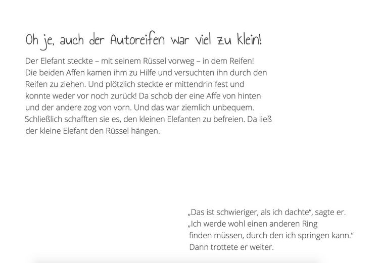 Produktbild: Vom Elefanten, der durch einen Ring springen wollte