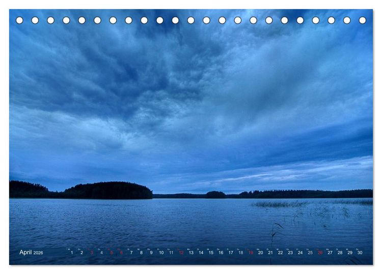 Produktbild: Suomi &ndash; Finnland (Tischkalender 2026 DIN A5 quer), CALVENDO Monatskalender