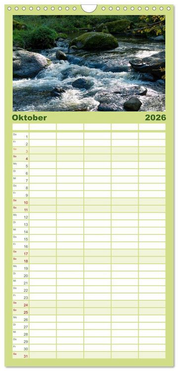 Produktbild: Familienplaner 2026 - Feldaisttal bei Pregarten mit 5 Spalten (Wandkalender, 21 x 45 cm) CALVENDO