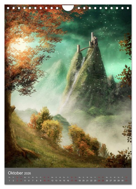 Produktbild: Das Grenzland (Wandkalender 2026 DIN A4 hoch), CALVENDO Monatskalender