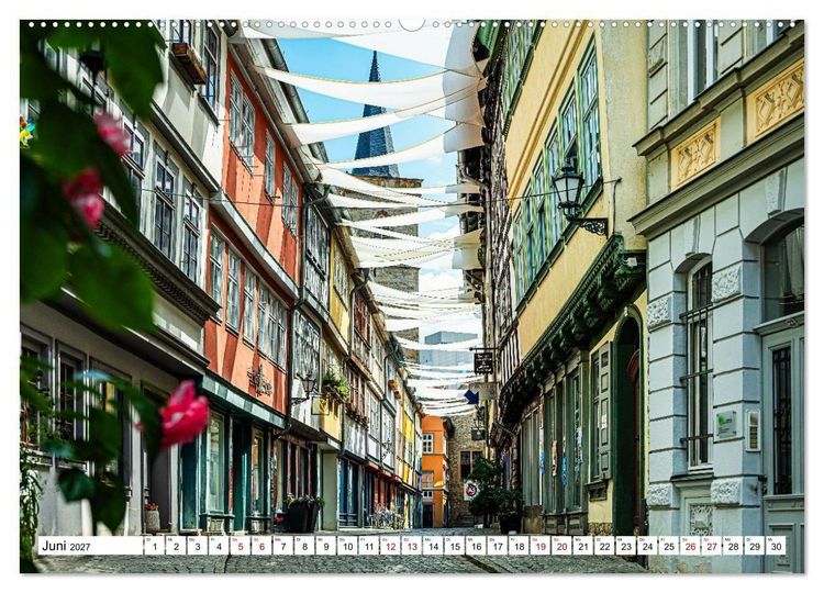 Produktbild: Erfurt - Stadt meines Herzens (Wandkalender 2027 DIN A2 quer), CALVENDO Monatskalender