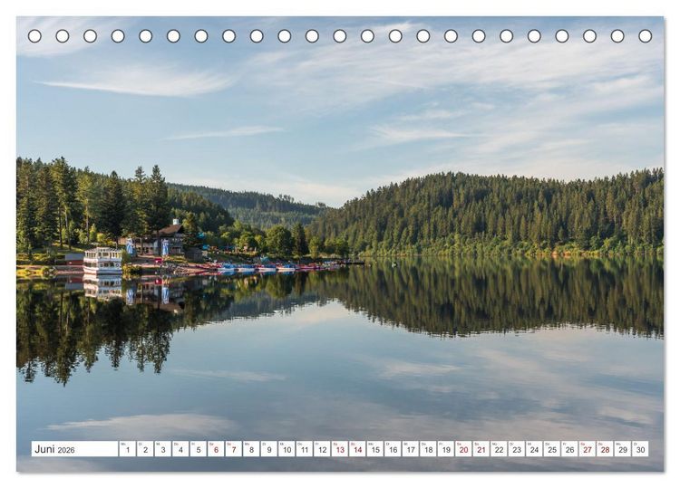 Produktbild: Schwarzwald (Tischkalender 2026 DIN A5 quer), CALVENDO Monatskalender