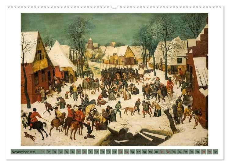 Produktbild: Pieter Bruegel d.&Auml;. (Wandkalender 2026 DIN A2 quer), CALVENDO Monatskalender