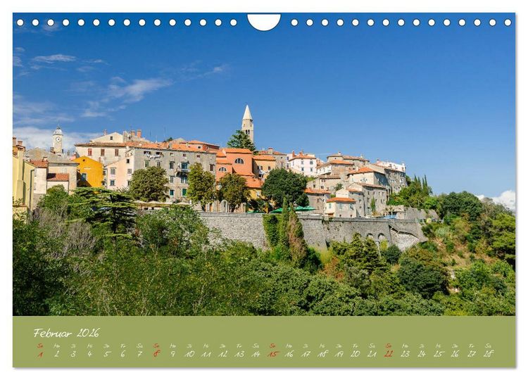 Produktbild: Wundersch&ouml;nes Istrien (Wandkalender 2026 DIN A4 quer), CALVENDO Monatskalender