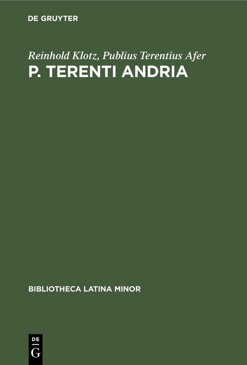 Produktbild: P. Terenti Andria