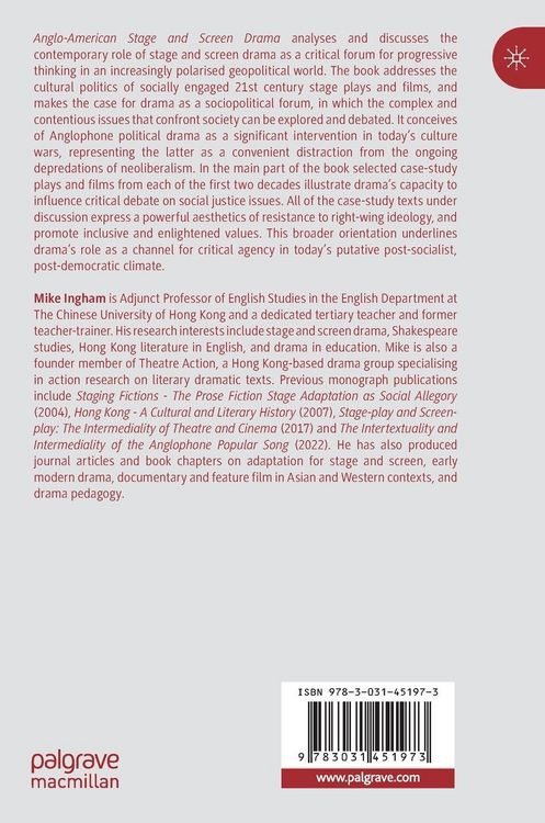 Produktbild: Anglo-American Stage and Screen Drama