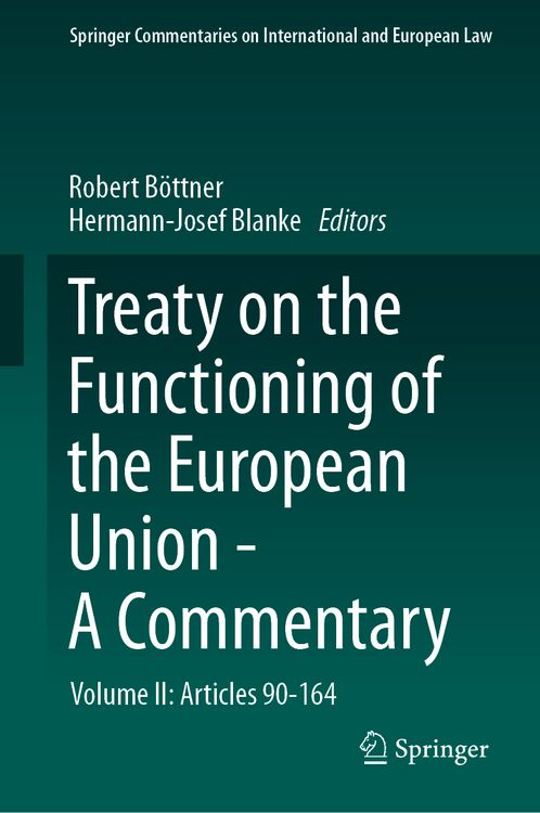 Produktbild: Treaty on the Functioning of the European Union - A Commentary