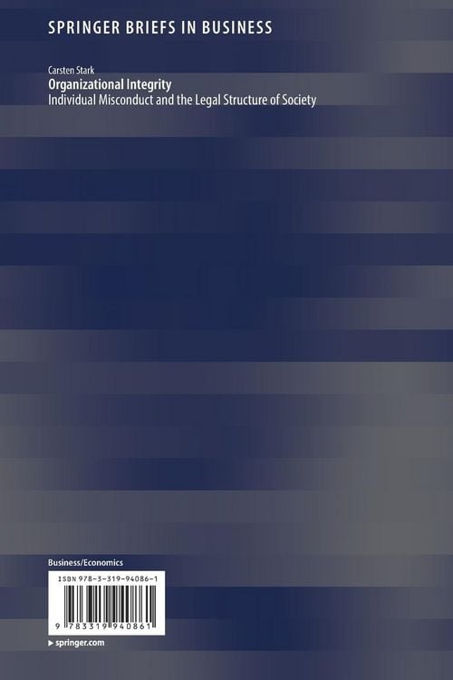 Produktbild: Organizational Integrity