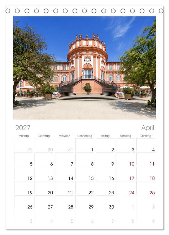 Produktbild: Tischplaner 2027 - Wiesbaden Blickwinkel anders (A5 Tischkalender zum Aufstellen) CALVENDO