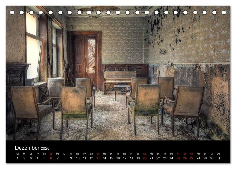 Produktbild: Verlassene Orte im Harz (Tischkalender 2026 DIN A5 quer), CALVENDO Monatskalender