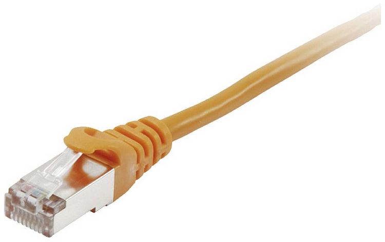 Produktbild: Equip 605574 RJ45 Patchkabel CAT 6 S/FTP 5.00m Orange vergoldete Steckkontakte 1St.