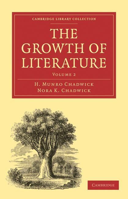 Produktbild: The Growth of Literature, Volume 2