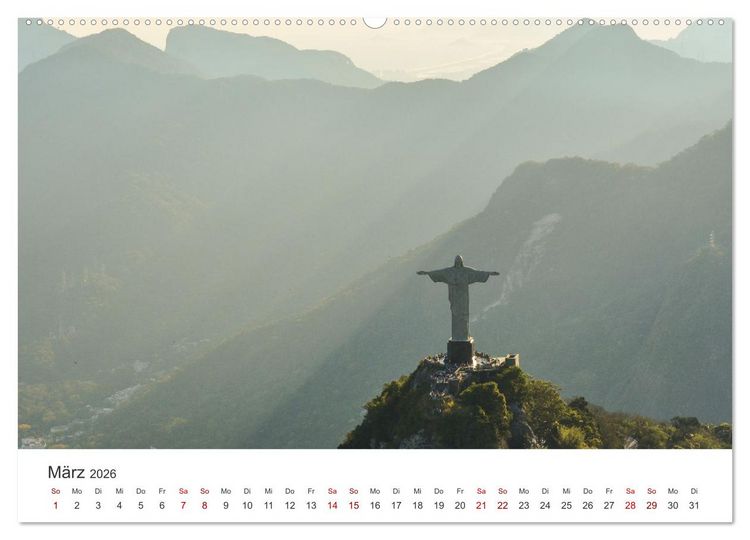 Produktbild: Brasilien - Eine beeindruckendes Land in S&uuml;damerika. (hochwertiger Premium Wandkalender 2026 DIN A2 quer), Kunstdruck in Hochglanz