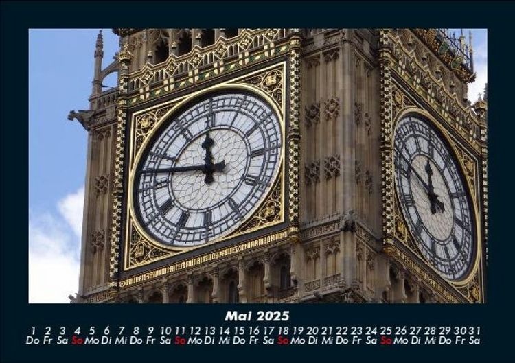 Produktbild: London 2025 Fotokalender DIN A5