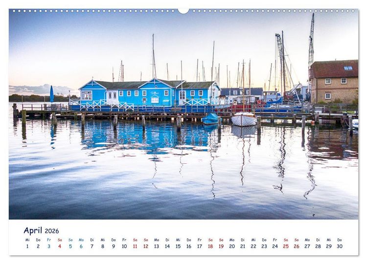 Produktbild: Maritime Schlei (hochwertiger Premium Wandkalender 2026 DIN A2 quer), Kunstdruck in Hochglanz