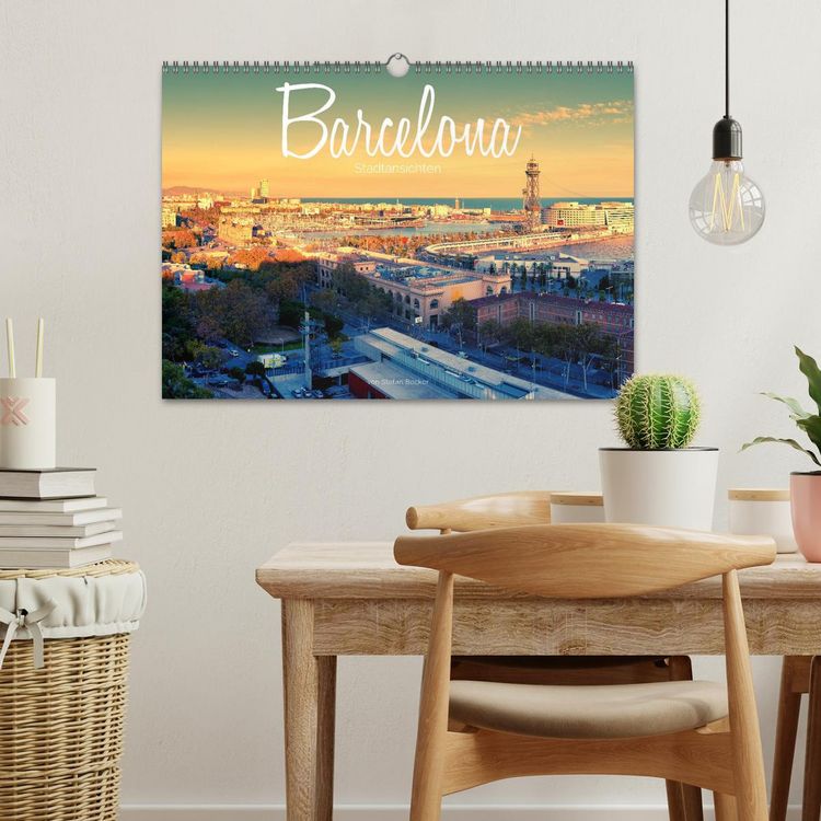 Produktbild: Barcelona - Stadtansichten (Wandkalender 2026 DIN A3 quer), CALVENDO Monatskalender
