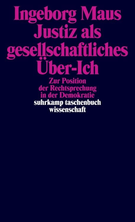 Produktbild: Justiz als gesellschaftliches Über-Ich