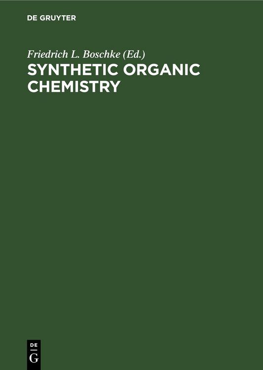 Produktbild: Synthetic Organic Chemistry