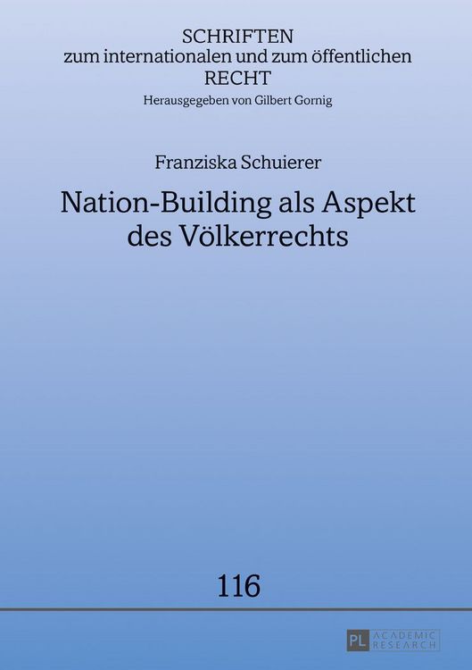 Produktbild: Nation-Building als Aspekt des Voelkerrechts