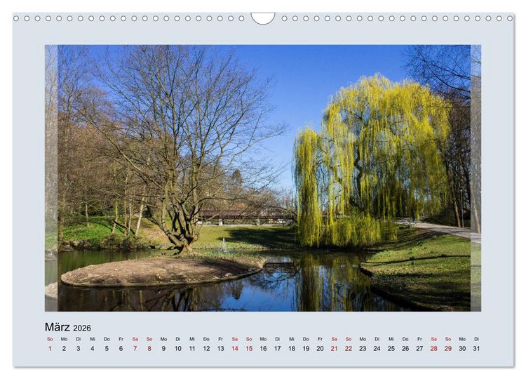 Produktbild: Ein Besuch in Bad Nauheim (Wandkalender 2026 DIN A3 quer), CALVENDO Monatskalender