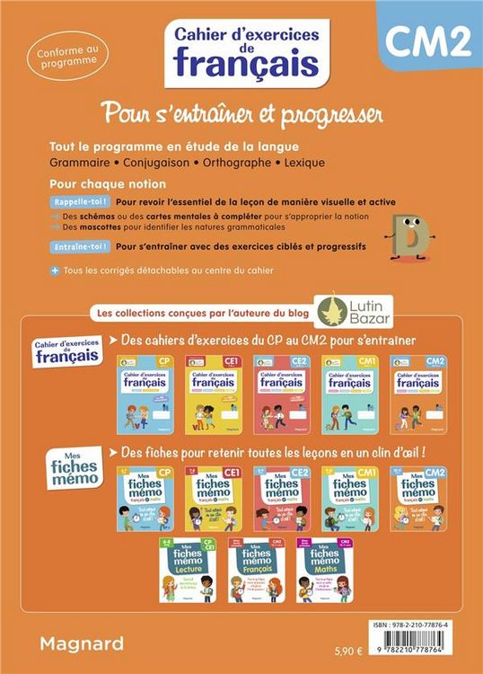 Produktbild: Mes fiches m&eacute;mo cahier d'exercices