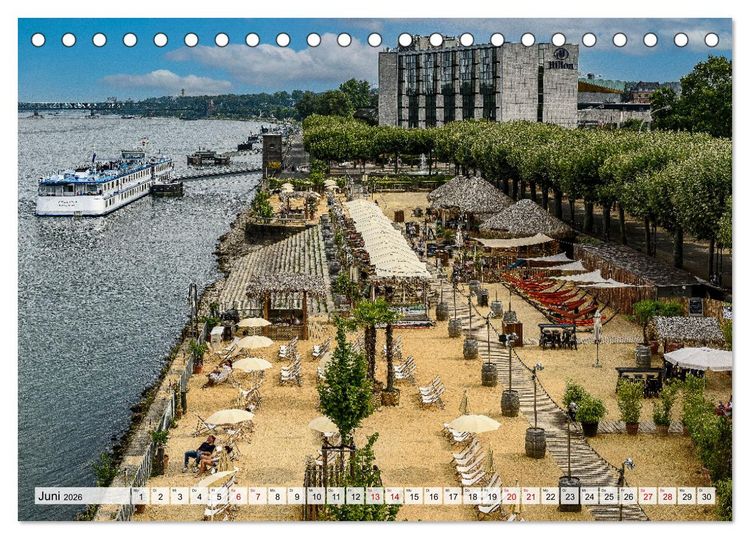 Produktbild: Mainz - Lebensfreude in RheinKultur (Tischkalender 2026 DIN A5 quer), CALVENDO Monatskalender