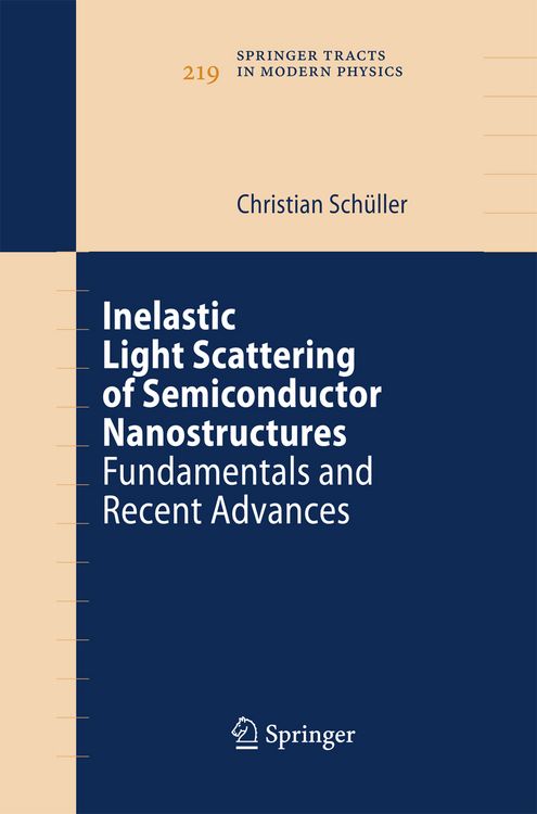 Produktbild: Inelastic Light Scattering of Semiconductor Nanostructures