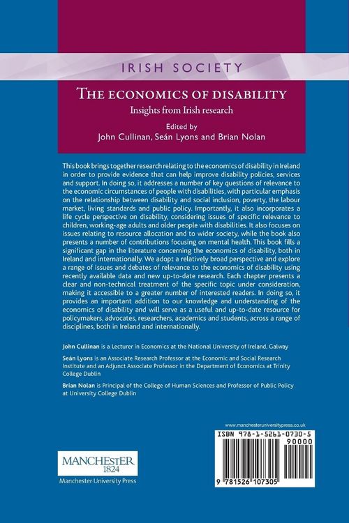 Produktbild: The economics of disability