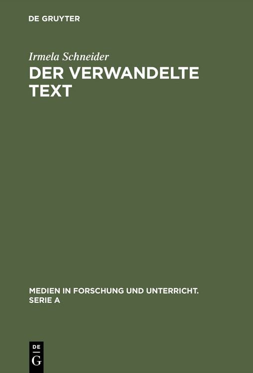 Produktbild: Der verwandelte Text