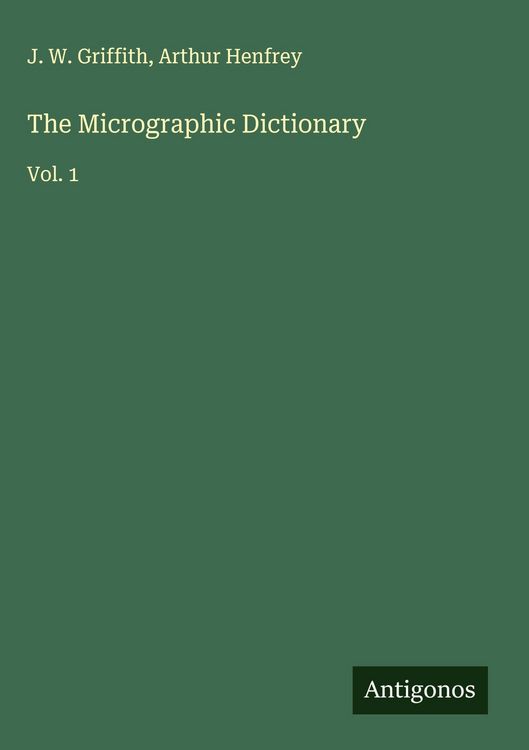 Produktbild: The Micrographic Dictionary