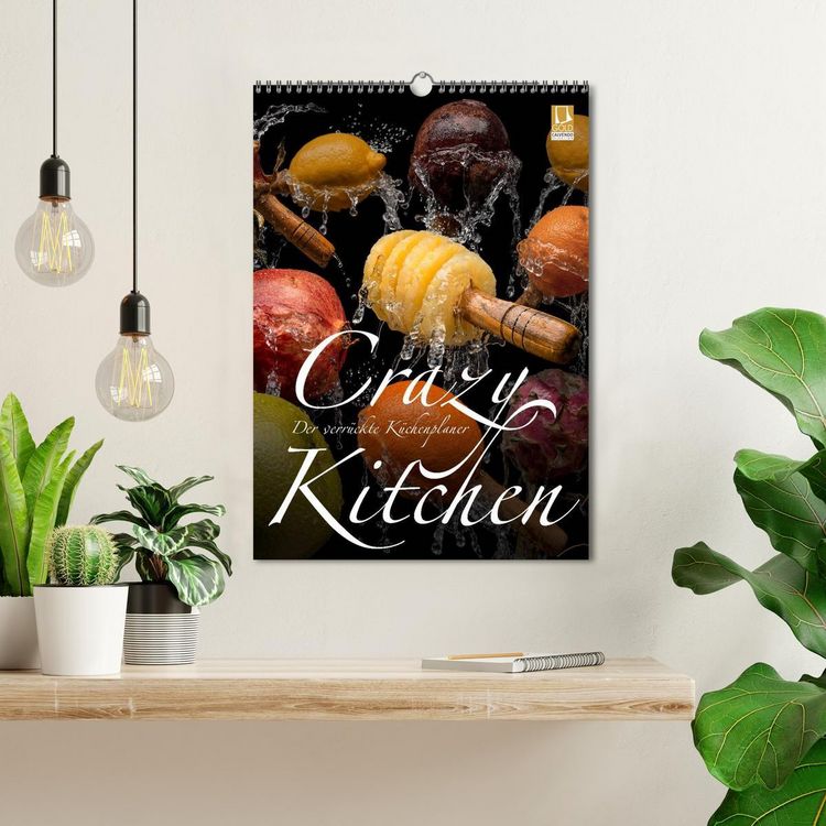 Produktbild: Crazy Kitchen - Der verr&uuml;ckte K&uuml;chenplaner (Wandkalender 2026 DIN A3 hoch), CALVENDO Monatskalender