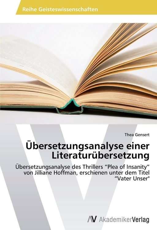 Produktbild: &Uuml;bersetzungsanalyse einer Literatur&uuml;bersetzung