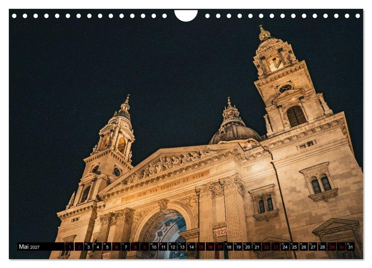 Produktbild: Glanzvolles Budapest (Wandkalender 2027 DIN A4 quer), CALVENDO Monatskalender