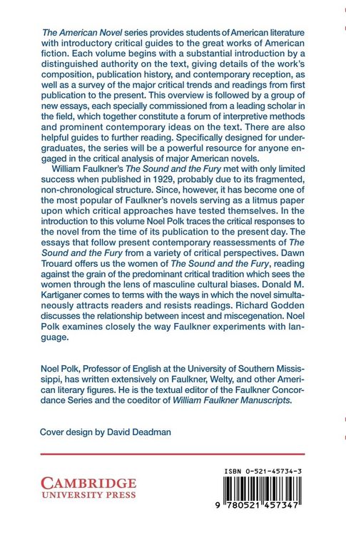 Produktbild: New Essays on the Sound and the Fury