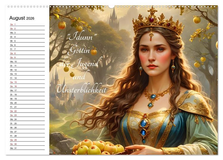 Produktbild: Unsterbliche Mythen des Nordens (Wandkalender 2026 DIN A2 quer), CALVENDO Monatskalender