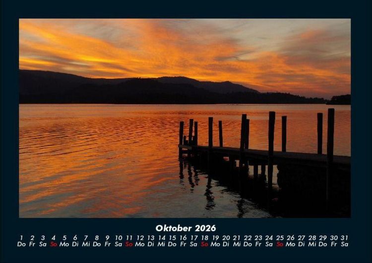 Produktbild: Tage am See 2026 Fotokalender DIN A4