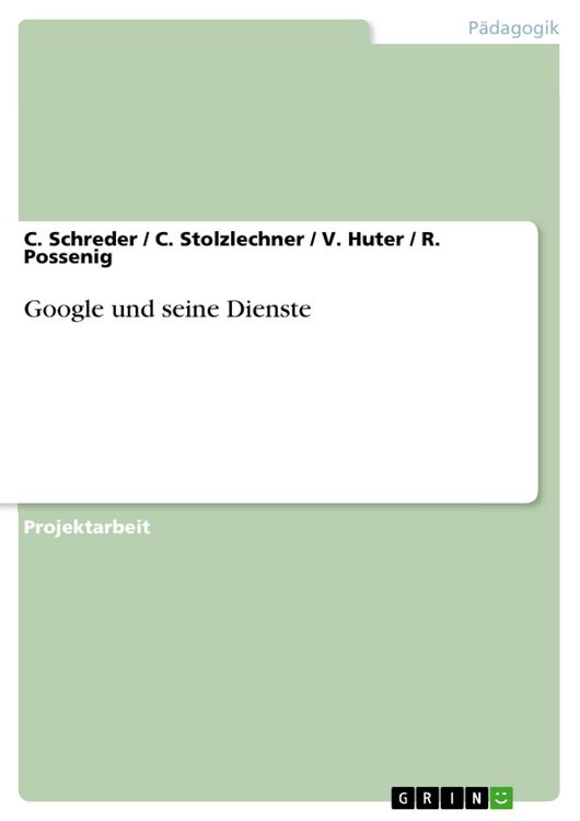Produktbild: Google und seine Dienste
