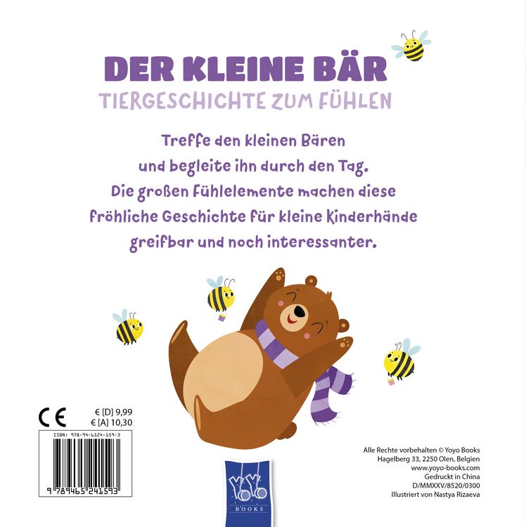 Produktbild: Der kleine B&auml;r - Tiergeschichte zum F&uuml;hlen