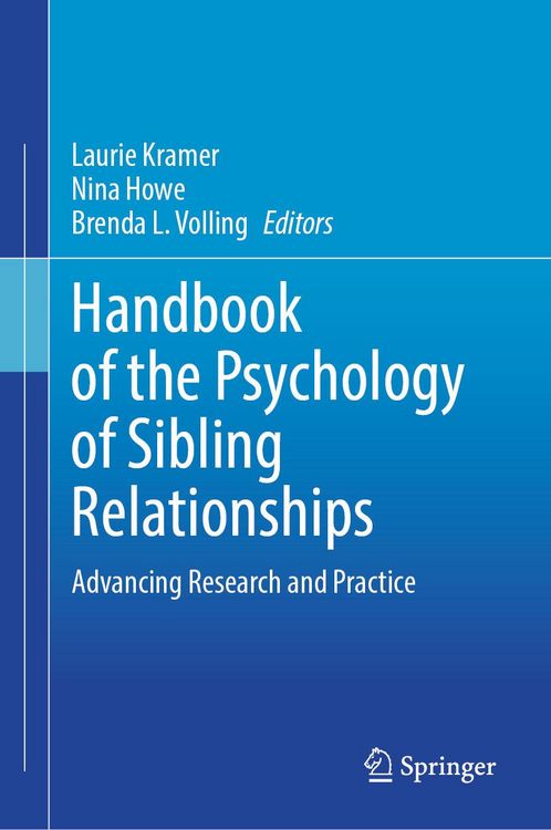 Produktbild: Handbook of the Psychology of Sibling Relationships