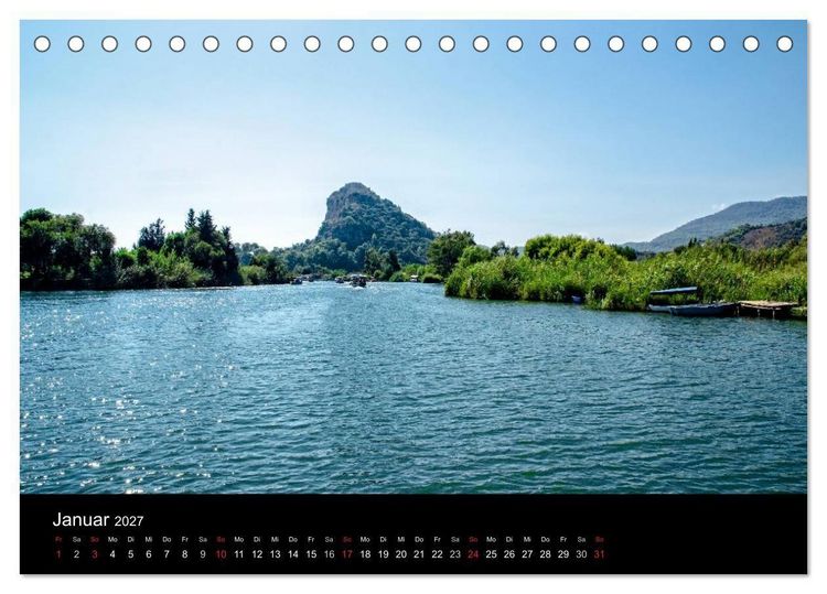 Produktbild: T&uuml;rkische Riviera - Entlang der lykischen K&uuml;ste (Tischkalender 2027 DIN A5 quer), CALVENDO Monatskalender