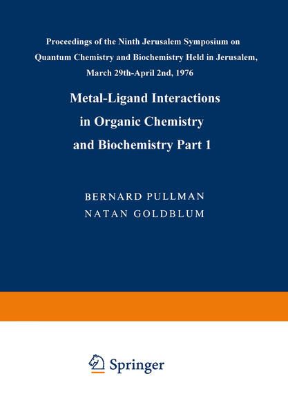 Produktbild: Metal-Ligand Interactions in Organic Chemistry and Biochemistry