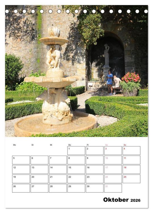 Produktbild: Schloss F&uuml;rstenstein in Polen - ein Reiseplaner (Tischkalender 2026 DIN A5 hoch), CALVENDO Monatskalender