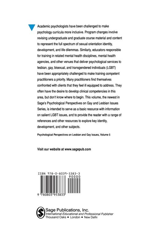 Produktbild: Education, Research, and Practice in Lesbian, Gay, Bisexual, and Transgendered Psychology