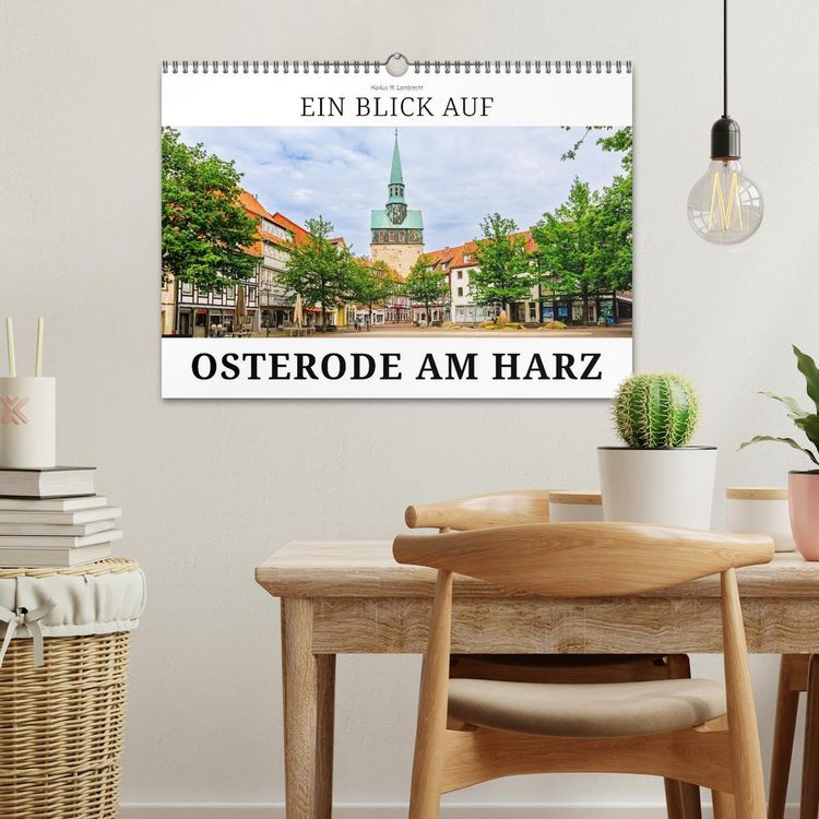 Produktbild: Ein Blick auf Osterode am Harz in Farbe (Wandkalender 2027 DIN A3 quer), CALVENDO Monatskalender